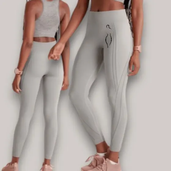 Calça Legging Sem Costura Cintura Cós Alto Grossa Sem Transparência