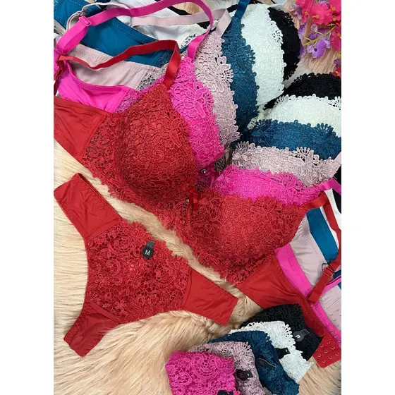 Narcizo Lingerie floral Cores Sortidas