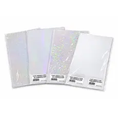 Filme Laminação A Frio Holográfico Transparente A4 - 10 Folhas