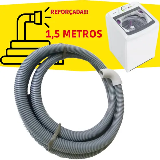 Mangueira Saida Maquina de Lavar Roupas, Tanquinho, Boca Grossa Curvo Modelos Diversos