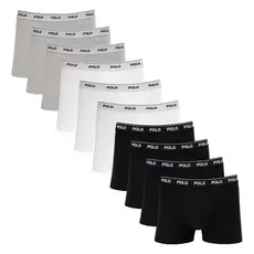 Kit 10 Cuecas Boxer Polo Cotton 781 Algodão Sortido