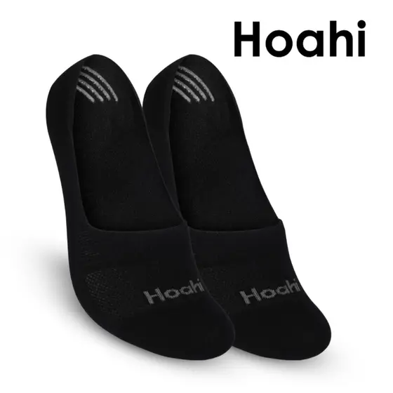 Kit 3 Pares Meia Sapatilha Hoahi Algodão Invisível com Silicone Unissex