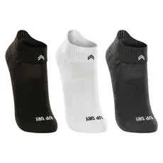 Kit 3 Pares Meia Cano Curto Invisível Up Performance Dry Tecido Ventilado Corrida Treino Academia