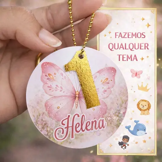 TAGS COM APLIQUE / TAG QUALQUER TEMA/TAG CIRCULAR PERSONALIZADA