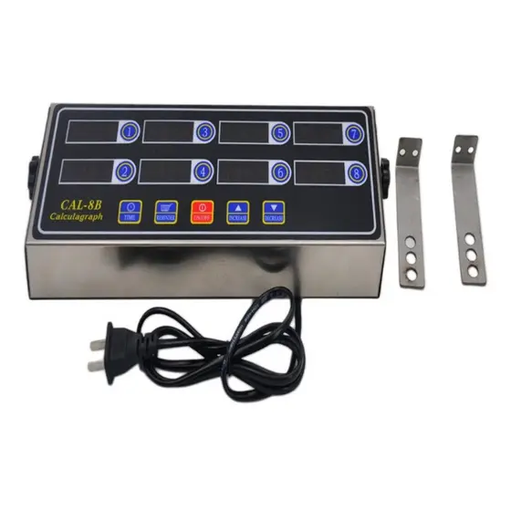 Temporizador Cal-b8 Portátil De 8 Canais