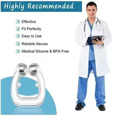 1 Dispositivo Anti Ronco de Silicone para Dormir