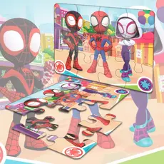 15 Quebra Cabeças 12 Peças Pedagógico Infantil Lúdico Educativo Tema Spidey Seus Amigo Espetaculares