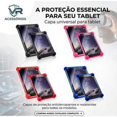 Capa Tablet universal enborrachada de 10 a 11 polegadas e 7 Polegadas a pronta entrega.
