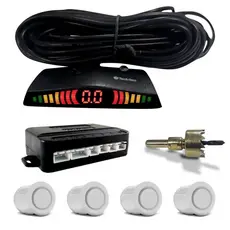 Sensor Estacionamento Ré 4 Sensores Display Tech One