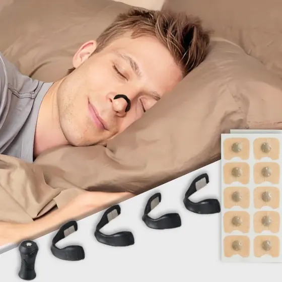 Expansor Nasal Anti-Ronco Para Respiração Silencioso e Confortável Anti-Ronco e Congestão