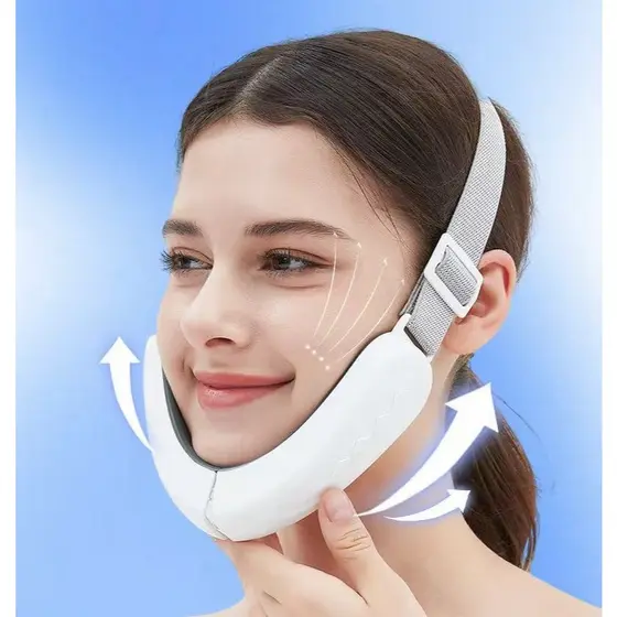 Massageador Facial com Microcorrente Inteligente – Lifting, Firmeza e Efeito V-Line