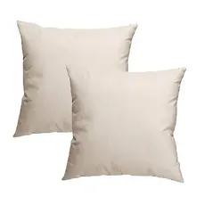 Kit 2 Capas de Almofada Suede 40x40cm Decorativa Macia Sofá Sala Luxo Zíper Invisível