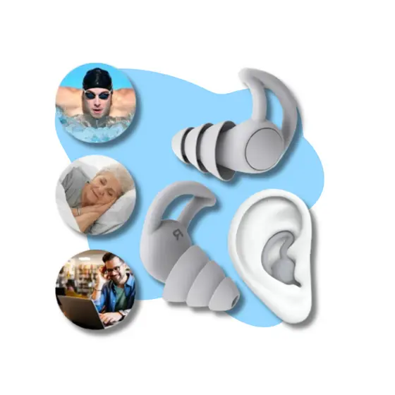 Protetor Auricular Tampão Ouvido Dormir Natação Antiruído