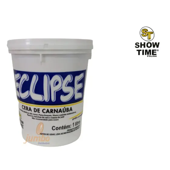 Cera Carnaúba Revitalizador plástico Eclipse Show Time 1 litro