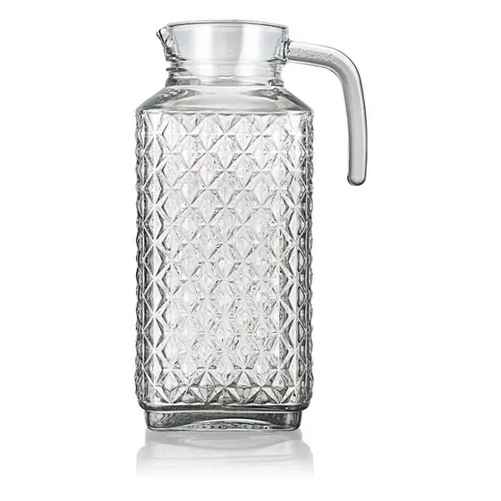 Jarra de Vidro Com Tampa 1,8 Litros Para Suco e Água Jarra de Mesa