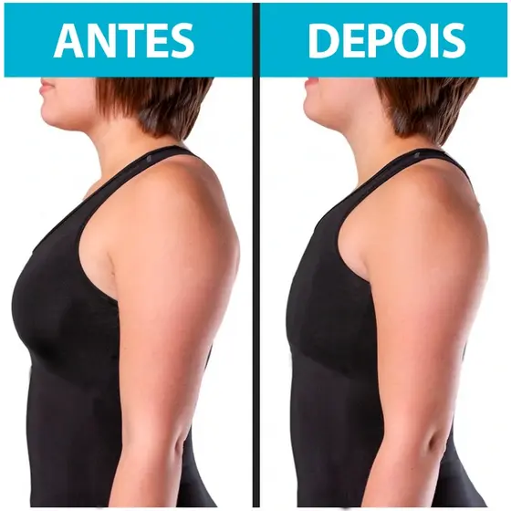 Top Colete Compressor Reduz Volume Do Peito Binder Trans