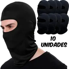 Kit 10 Balaclavas Slim Fitness Tecido Ice Gelado Motocicleta Vento Ciclismo Cores Proteção UV+50