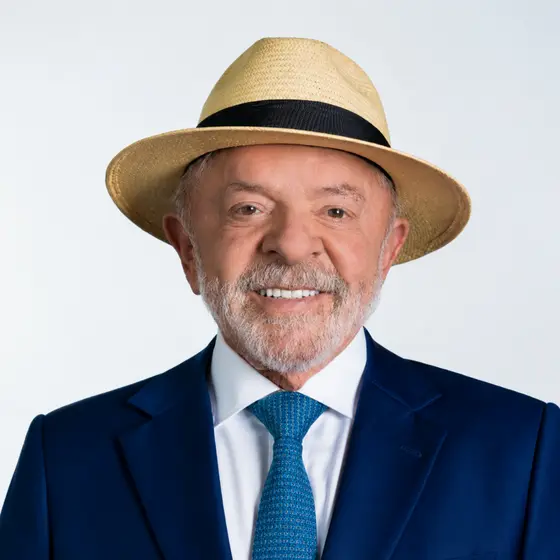Chapéu Presidente Lula Panamá Palha Shantung Inspirado Várias Cores