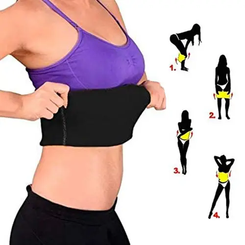 Faixa Abdominal Neoprene Estilo Saia Feminina Compressora Modeladora