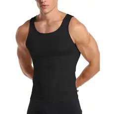 Regada Modeladora Masculina Bodyshaper Cinta Modeladora Alta Compressão de Abdome