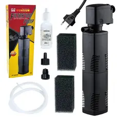 Filtro Interno Sunsun JP-023F 110V 1000lh aqurio até 100l + Anticloro Gratis