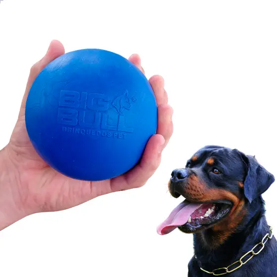 Brinquedo Cachorros Grandes Bola Pet Pitbull Interativo Bolinha Maciça Resistente Big Bull Pet