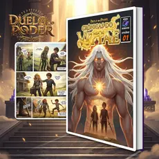 Quadrinhos Lore Episódios Crônica do Vittae Duelo do Poder Revista brochura a guerra dos tronos.