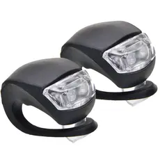 Sinalizador Bike Lanterna Traseira Dianteira LED Duplo 2 Unidades