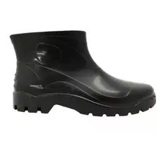 Bota Botinha Galocha Chuva Limpeza Pesca Motoqueiro Polaina Pescaria Motoboy Motociclista Para Chuva PVC Cano Curto