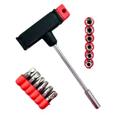 KIT Chave T de 13 Peças Philips Torx Fenda Soquetes
