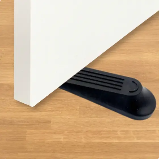 Par Calço Aparador de Porta 11cm Preto ou Branco