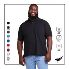 Camisa Polo Plus Size Extra Grande Masculina