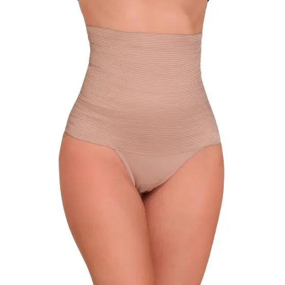 Calcinha Cinta Modeladora Cintura Alta Zero Barriga Forte Compressão Cinta Pós Parto/Academia