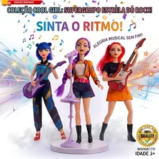 KIT BonecaS Kpop Demon Hunters Rumi Mira Zoey Articulada 30cm Colecionável Com Musica