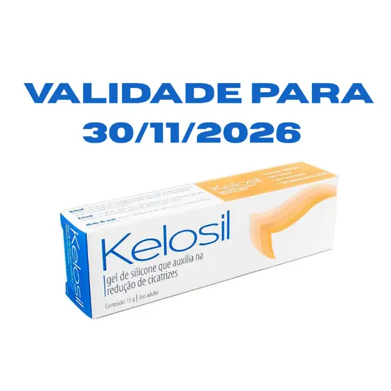 Kelosil 15g Gel Cicatrizes E Queloides = Kelo cote