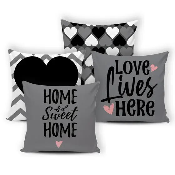 Kit 04 Capas de Almofada Decorativas Modern Pictury - 040