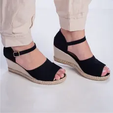 Sandália Anabela Plataforma Macerata Espadrille Feminino Corda Ref: 841