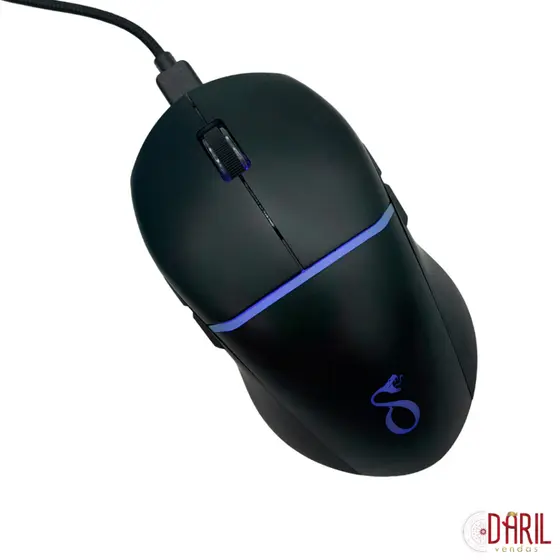 Mouse Gamer 9D Rgb Com Fio 9 Botões - Delta
