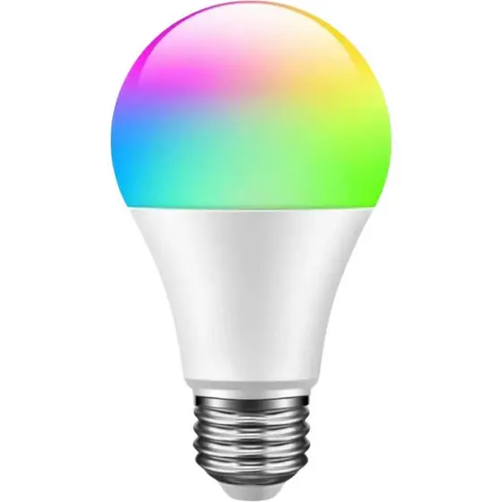 Lâmpada Inteligente E27 RGB 15W Controle sua Iluminação via App no Smartphone Automação Residencial