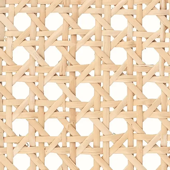 Palhinha Indiana Rattan Sextavada Tela Natural Palha da Índia Artesanal Decoração Boho Cadeira