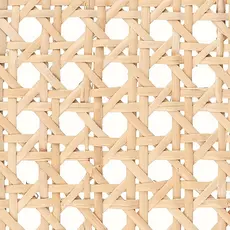Palhinha Indiana Rattan Sextavada Tela Natural Palha da Índia Artesanal Decoração Boho Cadeira