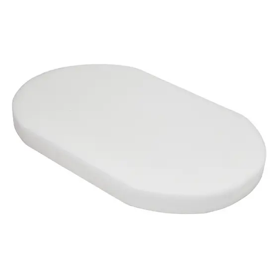 Espuma sob medida 70cm x 40cm x 5cm Colchão de Moisés Berço Trocador Oval Redondo Ninho para Bebês
