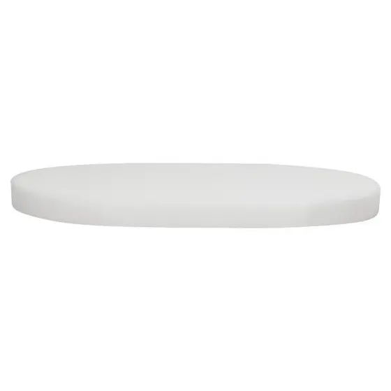 Espuma sob medida 80cm x 45cm x 5cm Colchão Moisés Berço Trocador Oval Redondo Ninho Bebês