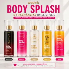 Body Splash 200ml Feminino Obsessed Infinity Liberté VF Golden | Unitário, Sortido ou Kit cm 4