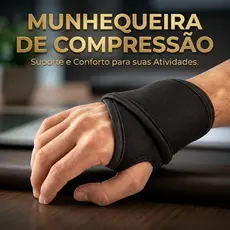 Munhequeira Ortopédica Compressiva Ajustável Academia Suporte Para Punho Pronta Entrega