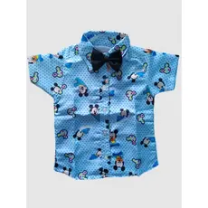 Camisa Mickey Temática Roupa Infantil Roupa de Criança Festa de Aniversário Desenho ANIMADO