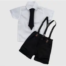 Kit Conjunto Poderoso Chefinho Festa Infantil Roupa para meninos Fantasia Roupas Social