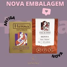 Henna Powder 100% Natural Orgânica / composta Herbal / BAQ - BODY para Cabelos Ruivos Casa da India 100% pura