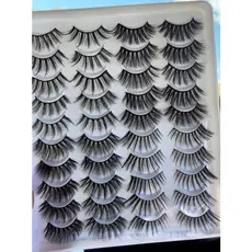 Cílios  postiços 20 pares yp401 volumoso natural maquiagem