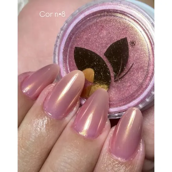 Pigmento Cor 8 - Beautiful Nails - potinho - para unhas e makup.